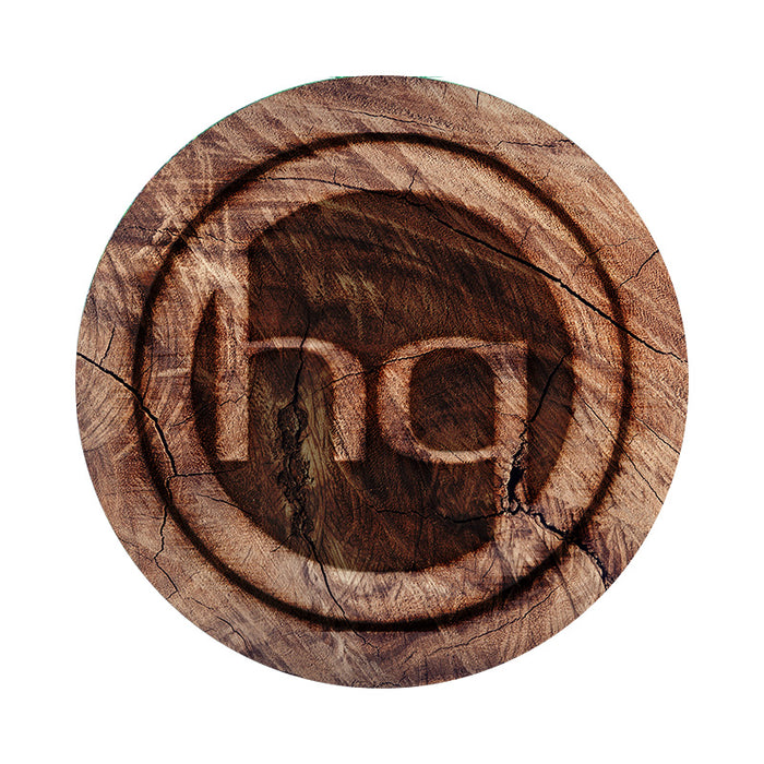 Dabpadz 5" Round Fabric Top 1/4" Thick - Bobhq Wooden Coaster | Jupiter Grass