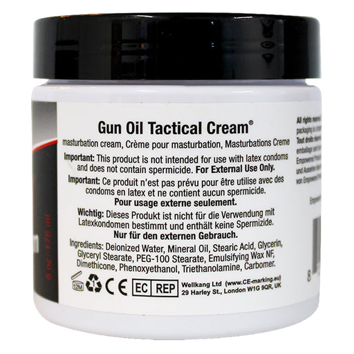 Empowered Products- Gun Oil Tactical Cream 6 oz Jar | Jupiter Grass