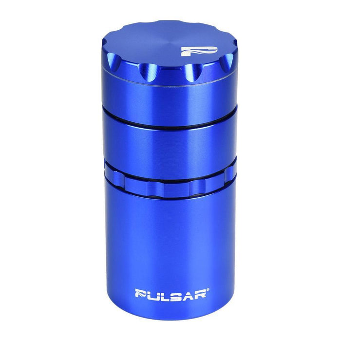 Pulsar 4-Piece 2" Storage Grinder - Blue | Jupiter Grass