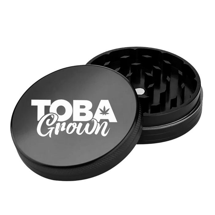Tobagrown 2-Piece Grinder - Black | Jupiter Grass