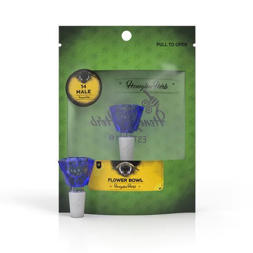 Honeybee Herb Glass Flower Bowl | Jupiter Grass