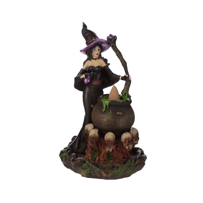 8" X 5" X 4" Witch Back Flow Incense Burner | Jupiter Grass