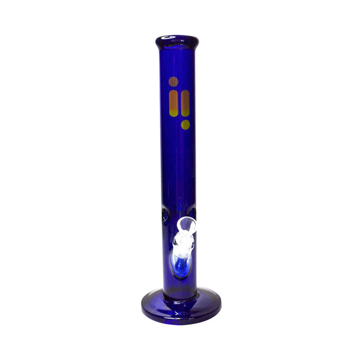 9MM 16" STRAIGHT TUBE W/ ICE PINCH - BLUE | Jupiter Grass