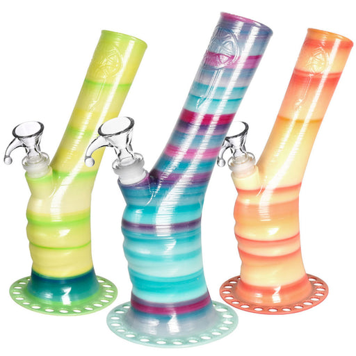 Kayd Mayd - Water Pipe Series - Bent Dreams 9 - 9" Straight Tube W/ Bent Neck | Jupiter Grass