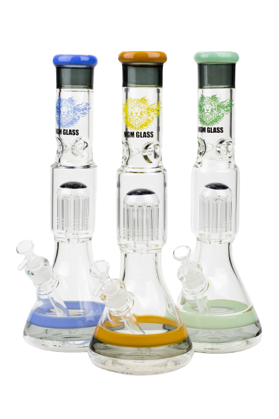 16" MGM 7mm Single Tree Arm Bong | Jupiter Grass