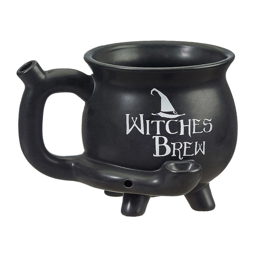 Premium Roast & Toast Ceramic Mug W/ Pipe - Witches Brew Cauldron | Jupiter Grass