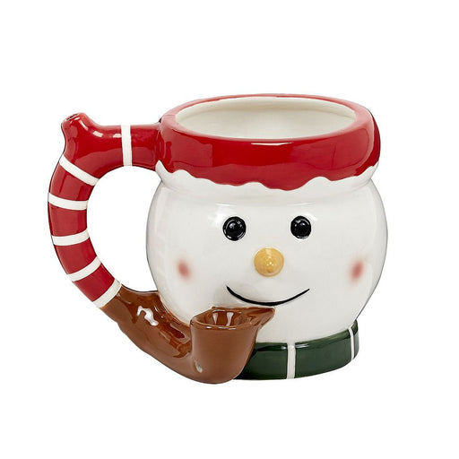 Premium Roast & Toast Ceramic Mug W/ Pipe - Snowman | Jupiter Grass