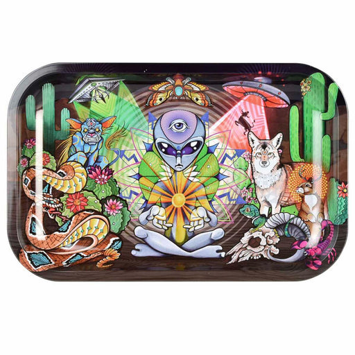 Pulsar-11-x-7-Metal-Rolling-Tray-Medium-Alien-Life-Force | Jupiter Grass