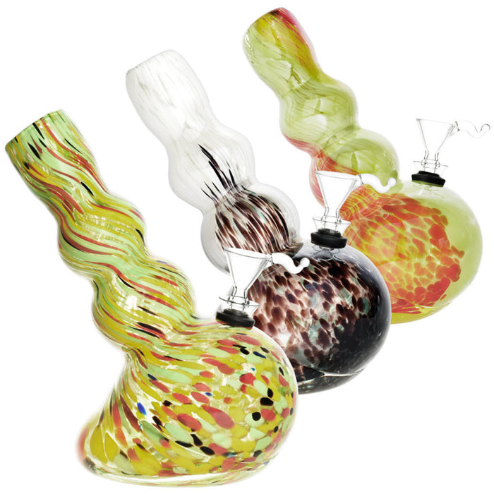 Soft Glass - 7" Bubbler, Assorted Colors | Jupiter Grass