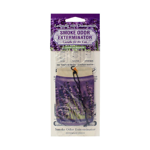 SMOKE ODOR EXTERMINATOR CANDLE FOR THE CAR AIR FRESHENER - LAVENDER & CHAMOMILE | Jupiter Grass