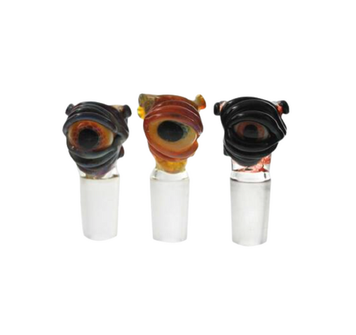 Frit Eye Bowl 14mm Assorted Colors by Shine Glassworks | Jupiter Grass