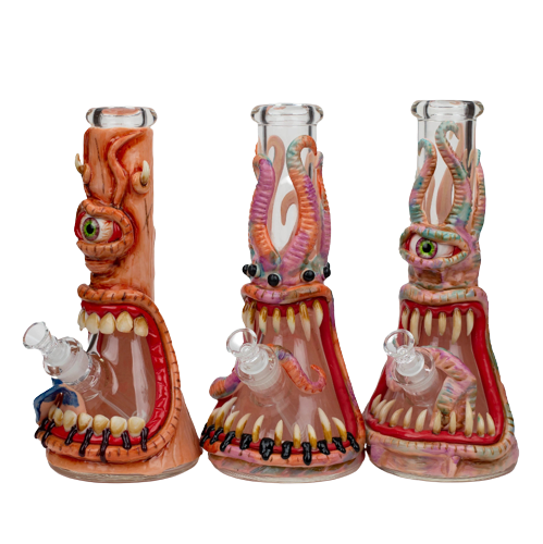 PHOENIX STAR 12.5" Resin 3D Artwork 7mm Glass Beaker Water Bong | Jupiter Grass