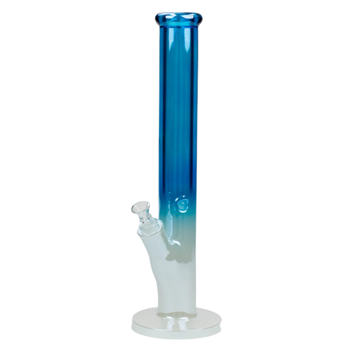 16" Electroplated Gradient Classic Tube 9mm Glass Bong | Jupiter Grass