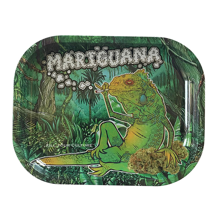 Kill Your Culture Rolling Tray 5.5" x 7" King of Concentrates | Jupiter Grass