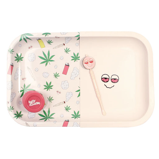 Ugly-House-Dab-Kit-Rolling-Tray-Silicone-Mat-Too-Silicone-Container-Pot-Pattern | Jupiter Grass