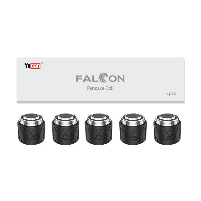 Yocan Falcon 6-In-1 Vaporizer - Replacement Pancake Coil (For Herb) Pack of 5 | Jupiter Grass