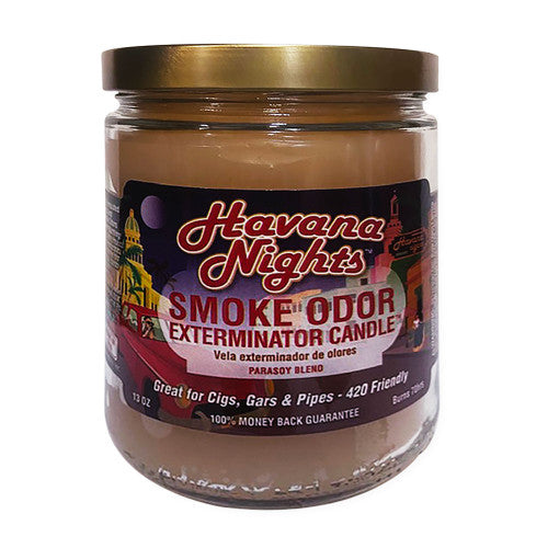 Smoke Odor 13oz Candle  - Havana Nights