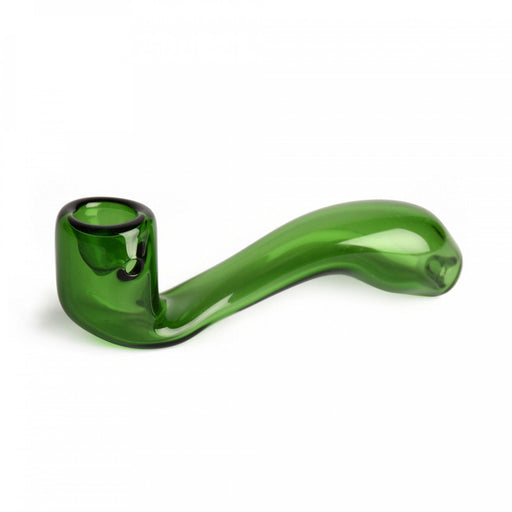 5.5" Red Eye Glass Sherlock Hand Pipe | Jupiter Grass