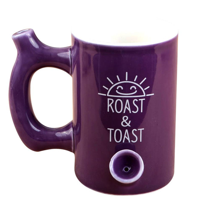 Premium Roast & Toast Ceramic Mug W/ Pipe - Purple | Jupiter Grass