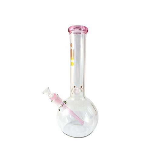 14" Bubble Base W/ Ice Pinch & Popper Bowl - Pink | Jupiter Grass