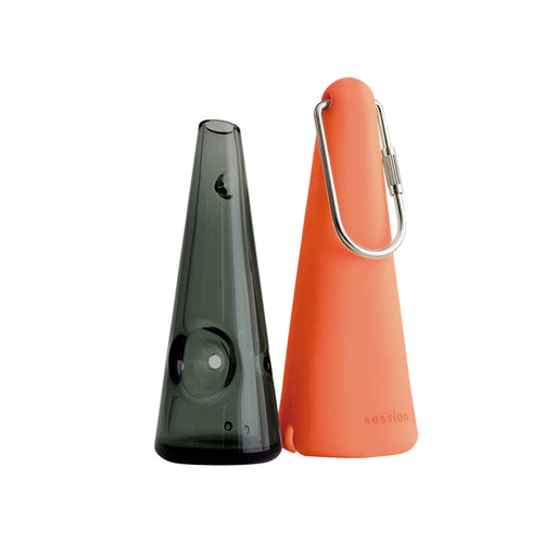 Handpipe W/ Silicone Carry Case & Carabiner - Horizon Orange | Jupiter Grass