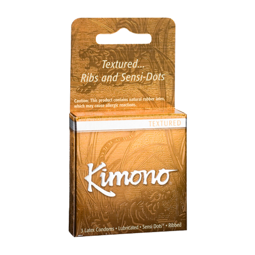 Kimono Textured Condom 3 Pack | Jupiter Grass