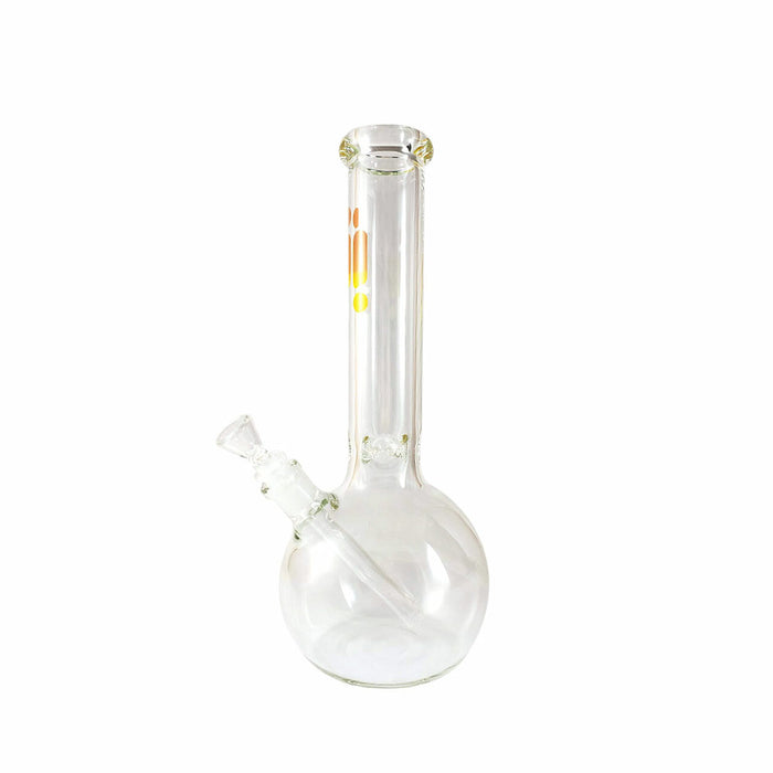 14" Bubble Base W/ Ice Pinch & Popper Bowl - Clear | Jupiter Grass