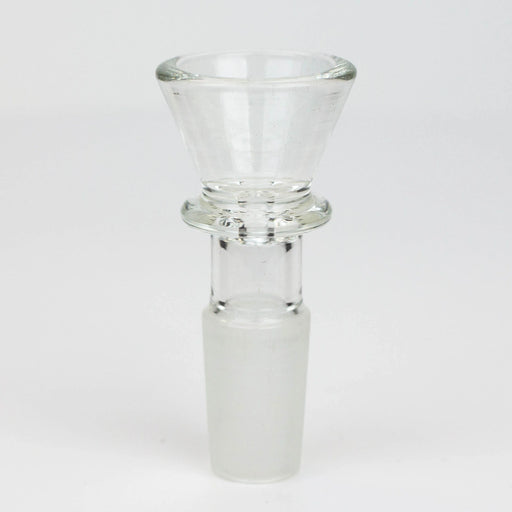 Clear Thick Glass Bowl - 14mm Female Joint | Jupiter Grass