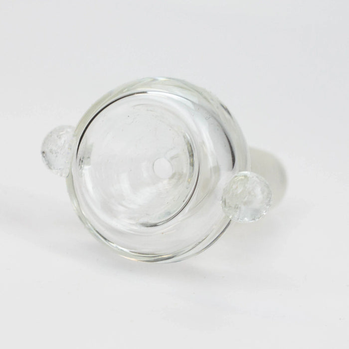 Clear Round Glass Bowl - 14mm Female Joint | Jupiter Grass