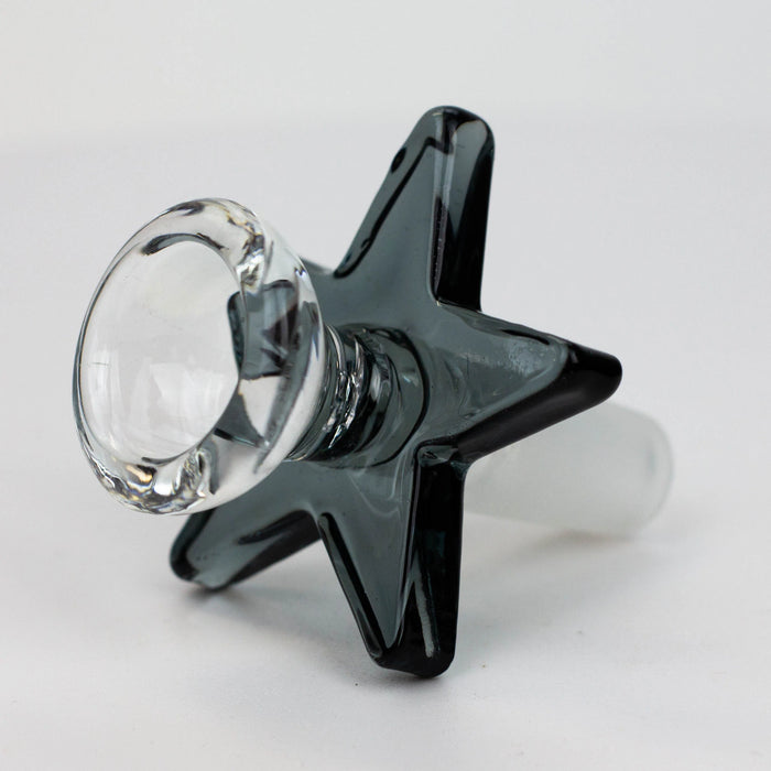 Thick Glass Bowl w/ Star Handle | Jupiter Grass