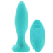Doc Johnson- A-Play Beginner Vibe Silicone Anal Plug with Remote Teal | Jupiter Grass