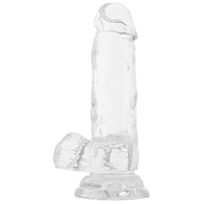 King Cock Clear 5" Cock With Balls | Jupiter Grass