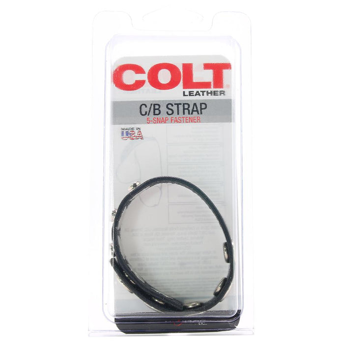Colt 5 Snap Leather Cock Ring | Jupiter Grass