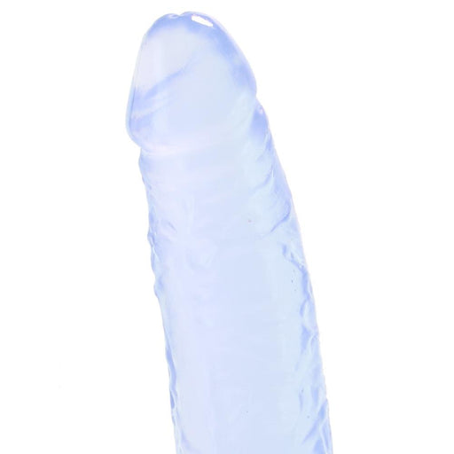 Basix Slim 7 Inch Dildo in Clear | Jupiter Grass