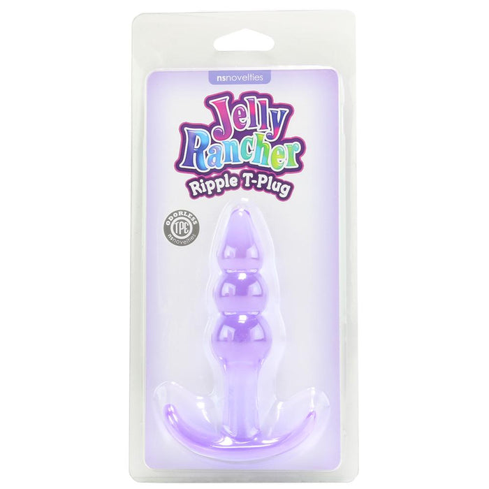 Jelly Rancher Ripple T Butt Plug in Purple | Jupiter Grass