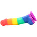 Colours Pride Edition 5 Inch Silicone Dildo in Rainbow | Jupiter Grass