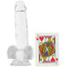 King Cock 6" Clear Cock with Balls | Jupiter Grass
