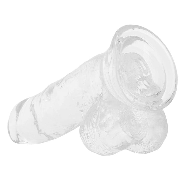 King Cock Clear 5" Cock With Balls | Jupiter Grass