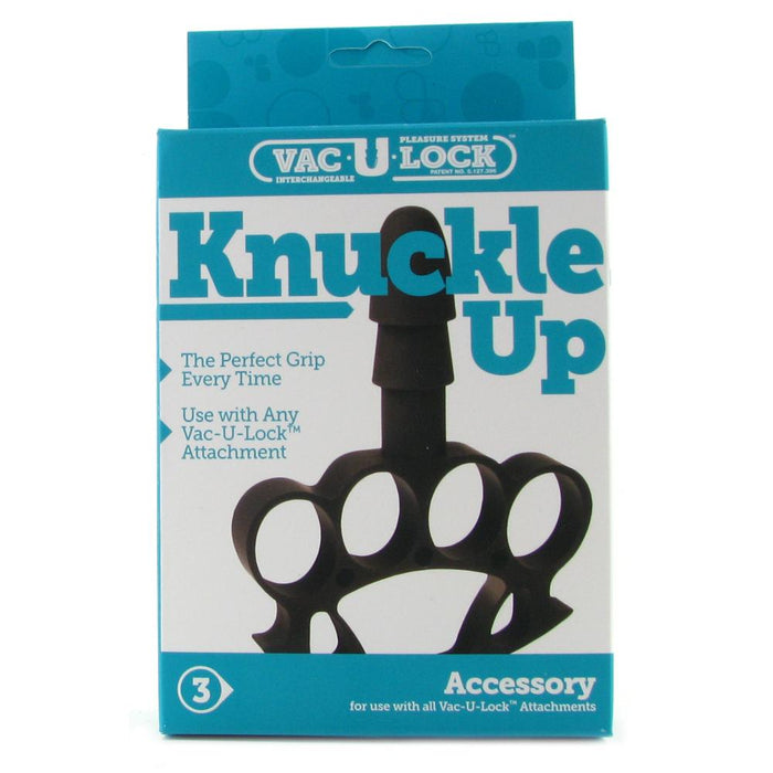 Doc Johnson- Knuckle Up Vac-U-Lock Accessory in Black | Jupiter Grass