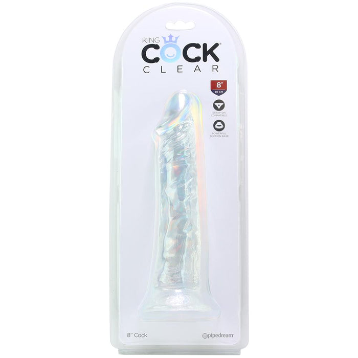 King Cock 8" Clear Cock | Jupiter Grass