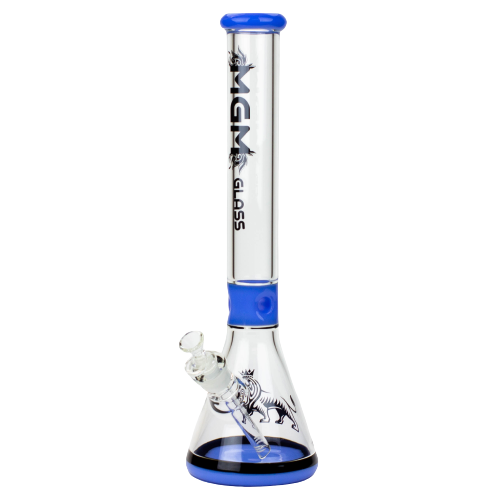 17.5" MGM 7mm Beaker Bong | Jupiter Grass