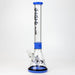 17.5" MGM 7mm Beaker Bong | Jupiter Grass
