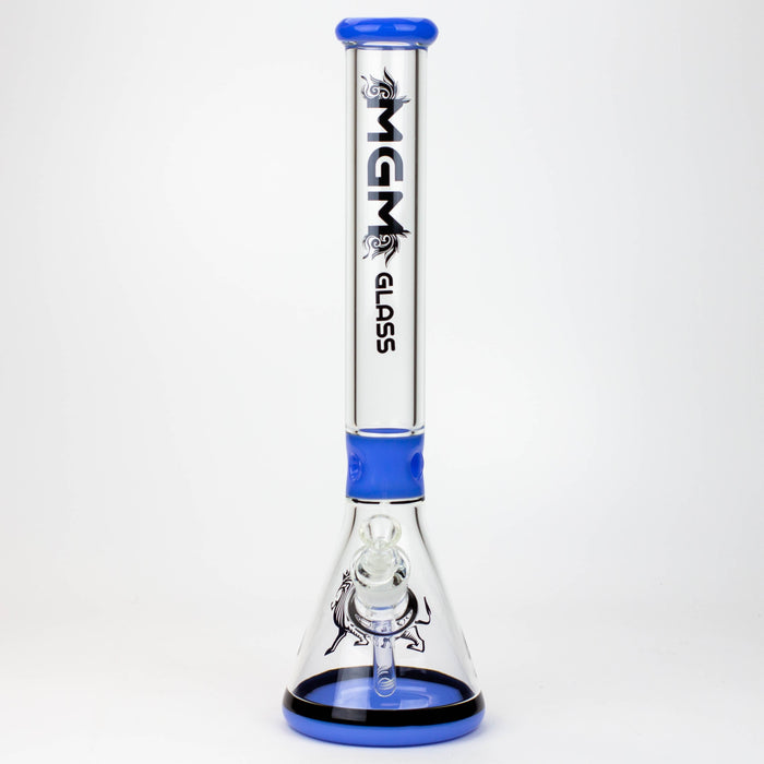17.5" MGM 7mm Beaker Bong | Jupiter Grass