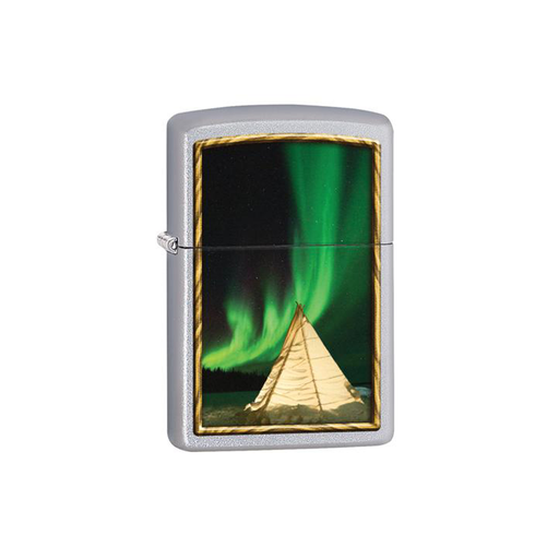 Zippo 078172 Souvenir Northern Lights Aurora Teepee | Jupiter Grass